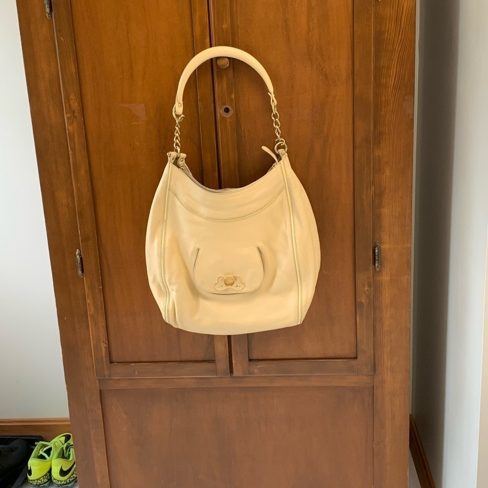 Zac Posen Zac Sac large hobo bag Italian leather suede interior vintage